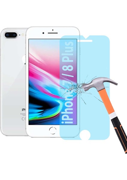 Apple iPhone 7 Plus ve iPhone 8 Plus Nano Cam Ekran Koruyucu