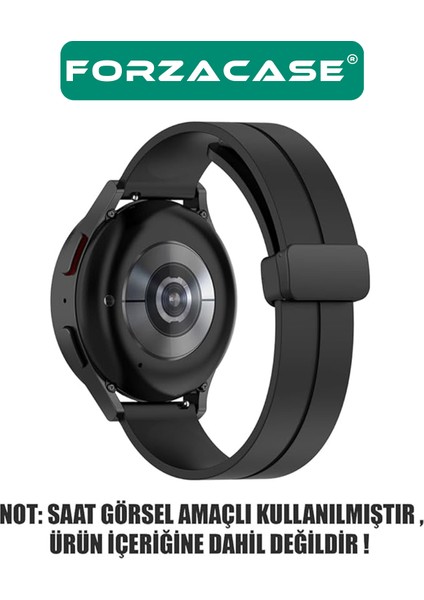 Samsung Gear S4 46MM Için Manyetik Tokalı 22MM Silikon Kordon Kayış - FC144 fiyatları