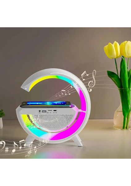 MF-BT2301 Kablosuz Şarjlı Rgb Bluetooth Hoparlör