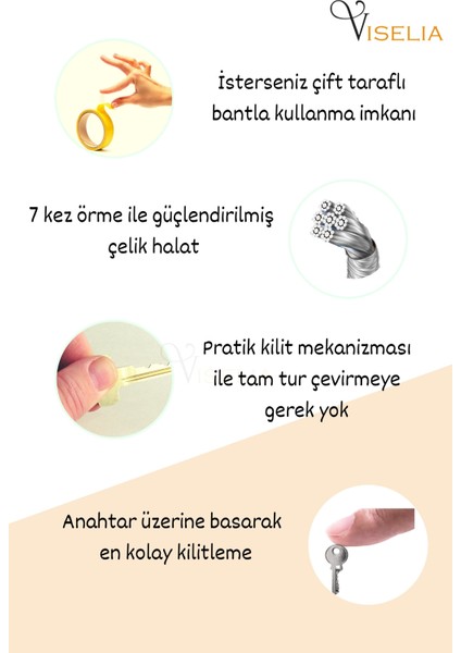 Pencere Emniyet Kilidi Çocuk Hırsız Kilidi Halatlı Pimapen Pvc Gri fırsatları