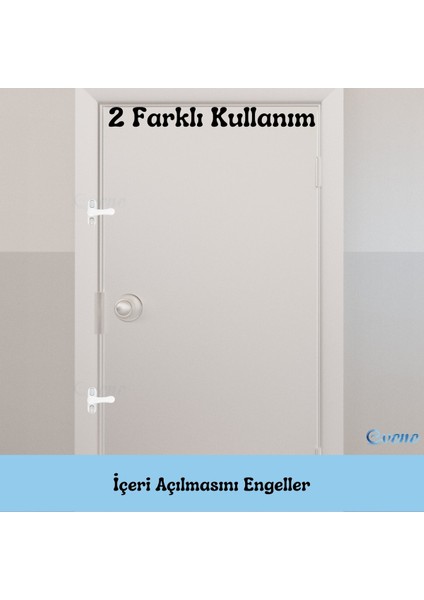 Antrasit Pencere Emniyet Kilidi 5 Adet Çocuk Hırsız Kilidi Çekmeli Metal Kilit