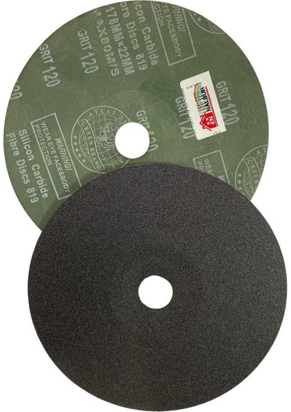Atlas 178X22 120 Kum Siyah Disk Zımpara