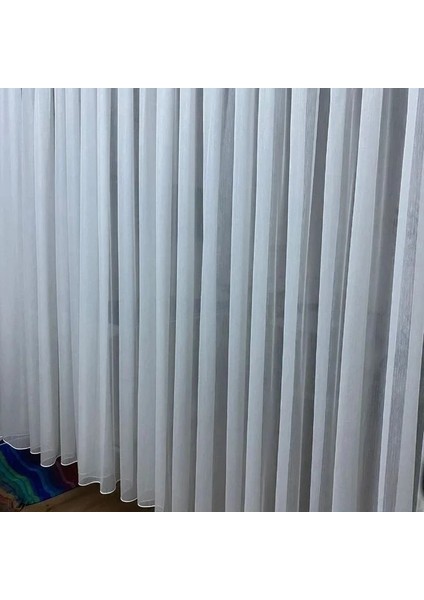 Tül Perde Simli Bambu Tül Perde Sık Pile Dikim Kırışmaz Antialerjik fiyatları