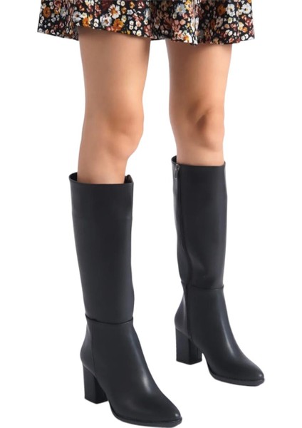 Topuklu Kadın Çizme Siyah fırsatları