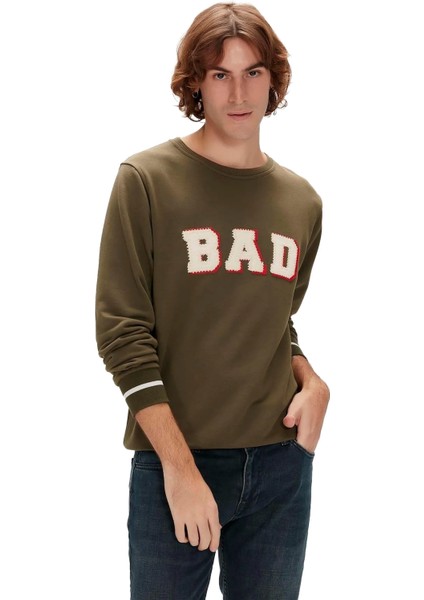 Felt Crewneck Erkek Sweatshirt - 23.02.12.013