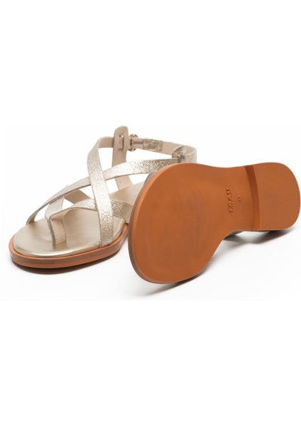 Kadın Sandalet 86X2 Frau Lamınato-S Leather Platino indirimleri