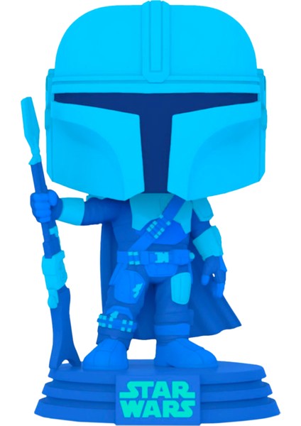 Pop Star Wars Mandalorian Hologram Exclusive Figür Uv Işığı Soğurulduğunda Karanlıkta Parlar fiyatları