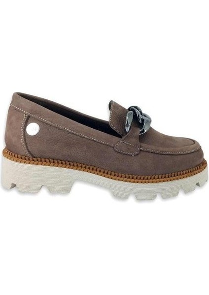 6060 Deri Günlük Kadın Ayakkabı-Vizon fiyatları