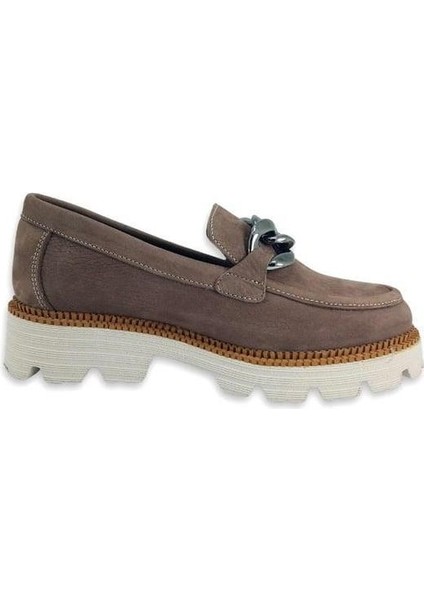 6060 Deri Günlük Kadın Ayakkabı-Vizon modelleri