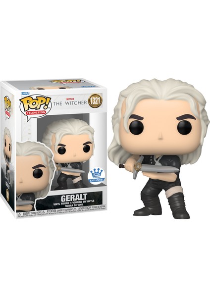 Pop Witcher Geralt Ciri'ye Eğitim Verirken Exclusive Figür Limited Edition Wild Hunt Netflix