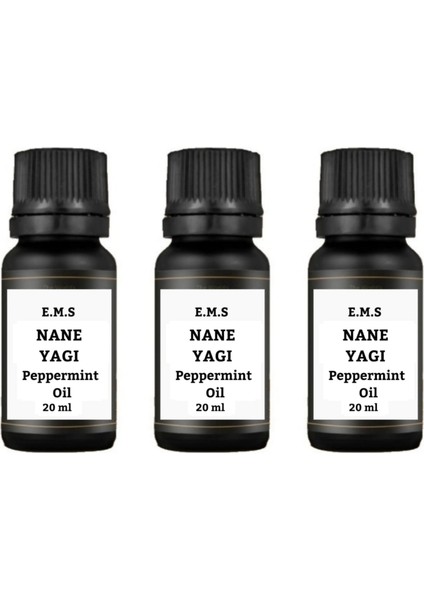 Nane Yağı 3 Adet (Peppermint Oil) 3 x 20 ml