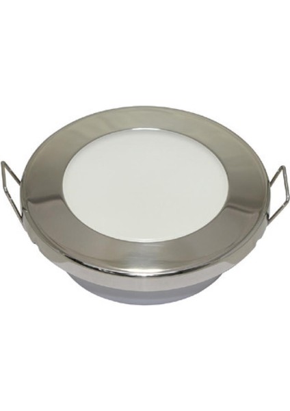 Krom Gömme Spot 12 V Gün Işığı 6 LED Yaylı