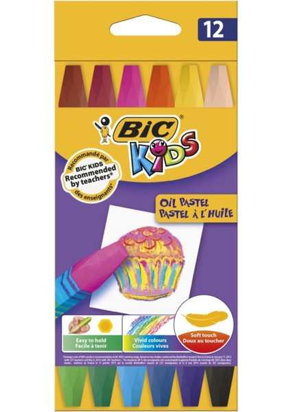 Yağlı Pastel Boya 12'li Kids Oilpastels