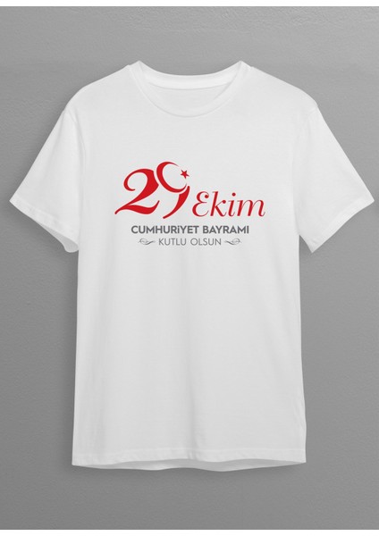 29 Ekim Cumhuriyet Bayramı Baskılı Unisex T-Shirt H03