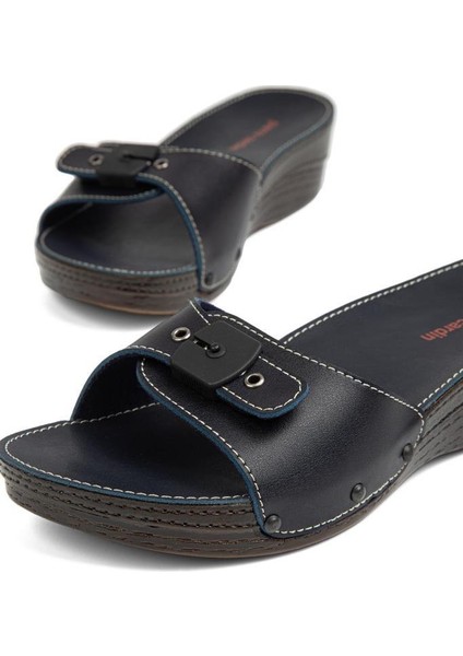 PC-7013 Dolgu Topuklu Esem Günlük Terlik fırsatları