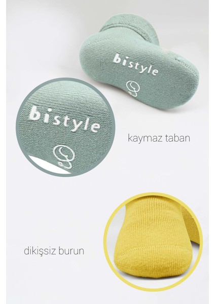 Unisex Bebek 3lü Çorap