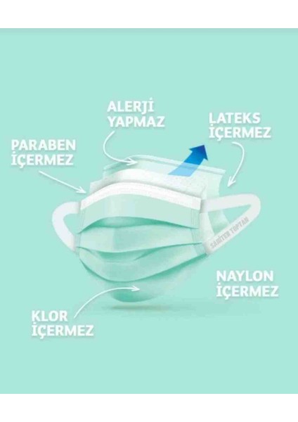 Herşey Fırsat Evony Cerahi Maske 10'lu 24 Paket 240 Adet Maske