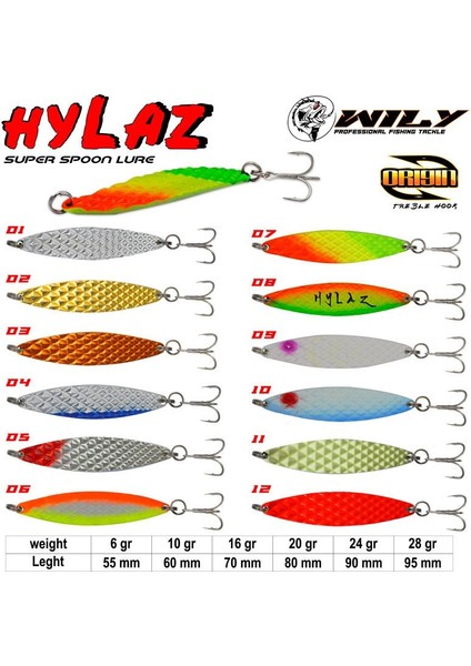 Wily Hylaz Kaşık 28 gr 95 mm - Hologramlı fırsatları