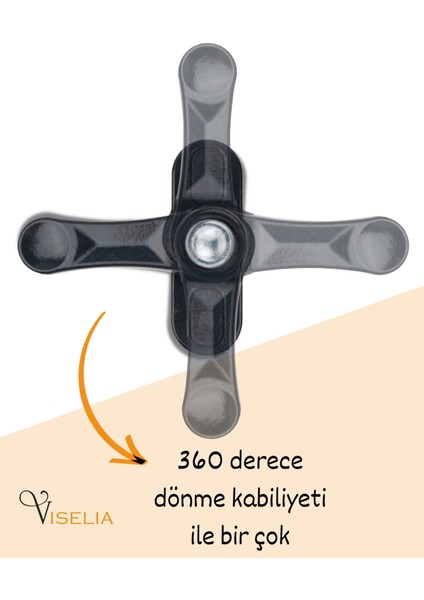 Pencere Emniyet Kilidi Güvenlik Düğmeli Metal Kilit Antrasit Rengi 7 Adet