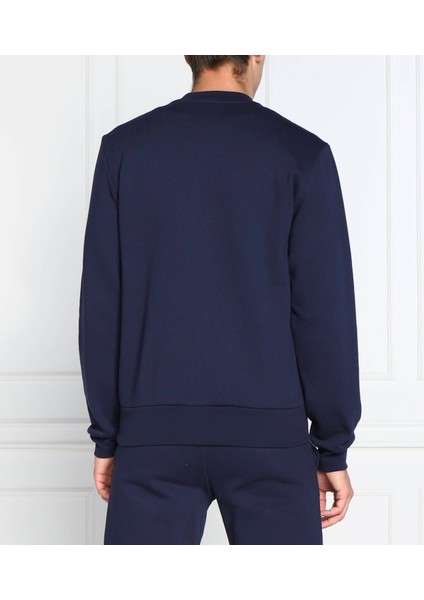 Lacivert Klasik Fit Erkek Bisiklet Yaka Sweatshirt fırsatları