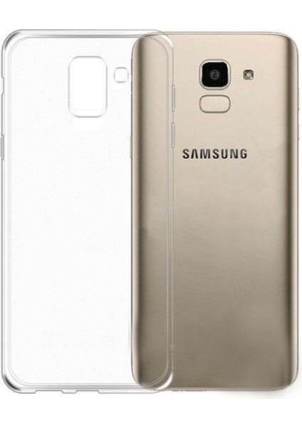 Samsung Galaxy J6 (J600) Kılıf Soft Silikon Şeffaf Arka Kapak