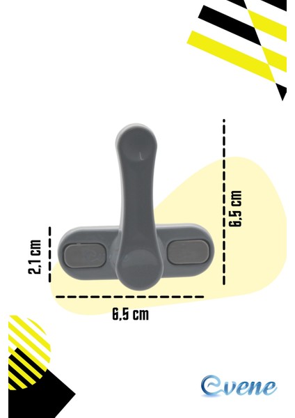 Gri Pencere Emniyet Kilidi 8 Adet Çocuk Hırsız Kilidi Çekmeli Metal Kilit