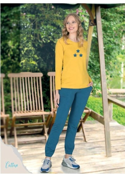 Kadın Uzun Kollu Ince Pijama Takımı 3664 -1 Adet fiyatları