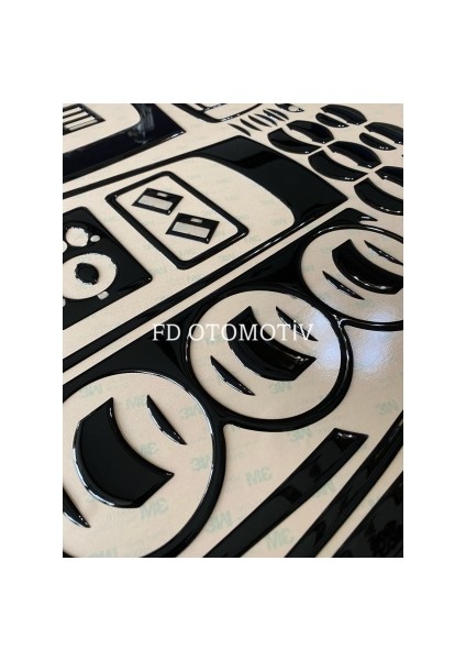 FD Otomotiv Ford Connect 2009 - 2014 Torpido, Konsol, Trim, Göğüs Kaplama Seti Piano Black Renk fırsatları