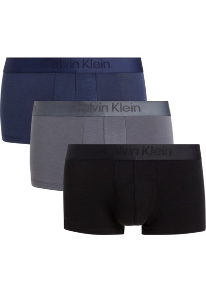 Erkek 3'lü Low Rise Trunk Boxer Seti