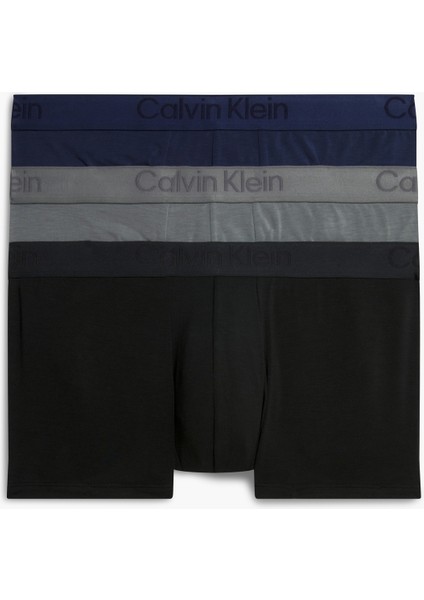 Erkek 3'lü Low Rise Trunk Boxer Seti