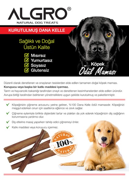 %100 Dana Kelle Çiğneme Ödül Maması 120 gr fırsatları
