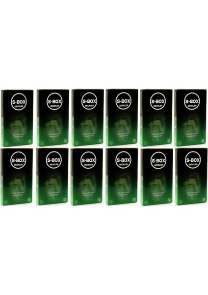 S Box Geceler Prezervatif 12 Kutu Condom