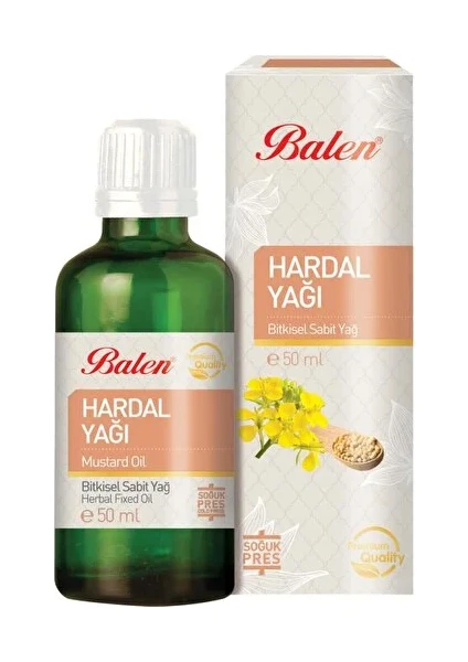 Hardal Yağı 50 ml (%100 Saf Soğuk Pres)