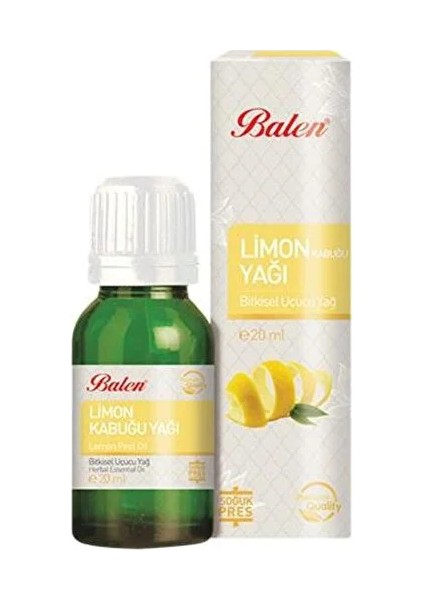 Limon Kabuğu Yağı 20 ml Limon Yağı