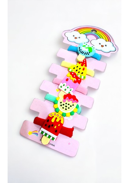 Çocuk 5 Adet Figürlü Rengarenk Havlu Toka Seti fiyatları