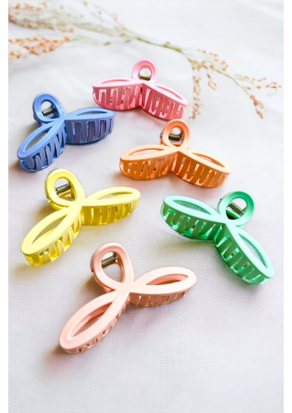 Kadın Sonsuzluk Model 6 Adet Büyük Boy 11 cm Mandal Toka Seti