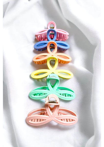 Kadın Sonsuzluk Model 6 Adet Büyük Boy 11 cm Mandal Toka Seti modelleri