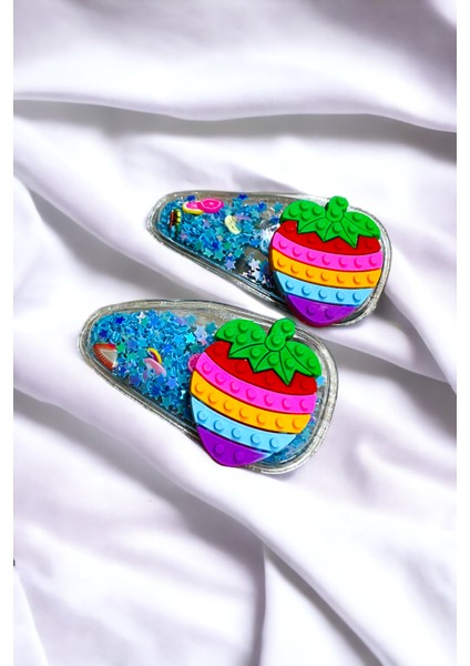 2 Li Pullu Figürlü Çıt Çıt Çocuk Toka Seti fiyatları