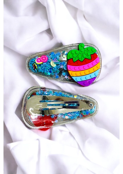 2 Li Pullu Figürlü Çıt Çıt Çocuk Toka Seti modelleri