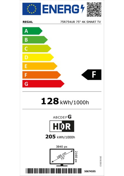 75R754U 75" 190 Ekran Dahili Uydu Alıcılı 4K Ultra HD Smart LED TV