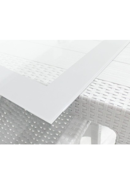 Rattan Claris 150 Masa Takimi Beyaz fiyatları