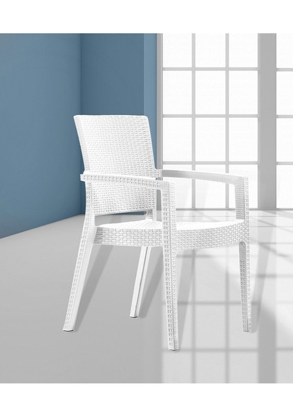 Rattan Claris 150 Masa Takimi Beyaz modelleri