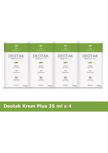 Krem Deodorant Plus x 4