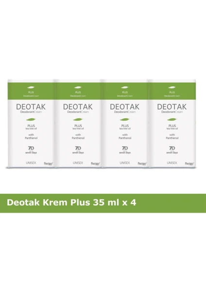 Krem Deodorant Plus x 4