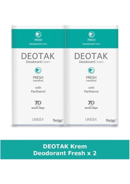 Krem Deodorant Fresh x 2 Pkt