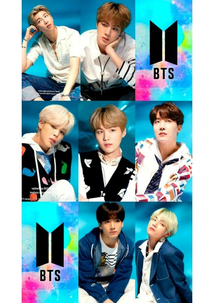 Bts 15 No -Kpop- 9 Lu Fotokart Seti