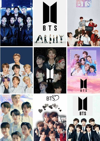 Bts 11 No -Kpop- 9 Lu Fotokart Seti