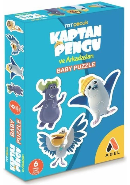 Trt Çocuk Kaptan Pengu Baby Puzzle