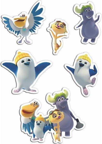 Trt Çocuk Kaptan Pengu Baby Puzzle