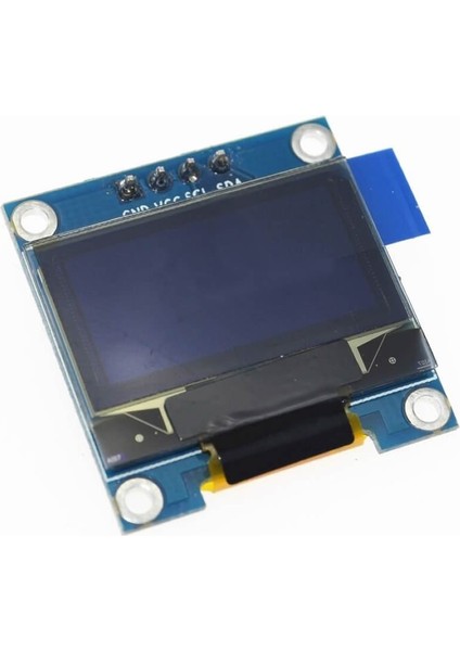 0.96 Inch Mavi Oled Lcd Modül 128x64 Pixel IIC I2C Seri 0.96” Ekran Gösterge SSD1306 3.3V 5V Matrix